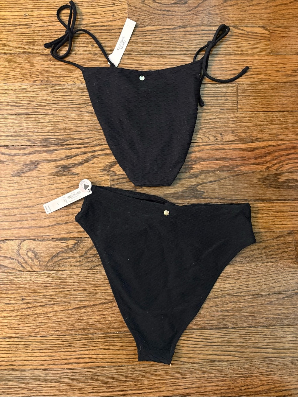 Victoria's Secret Black Bikini Bottom Bundle - Picture 2 of 4